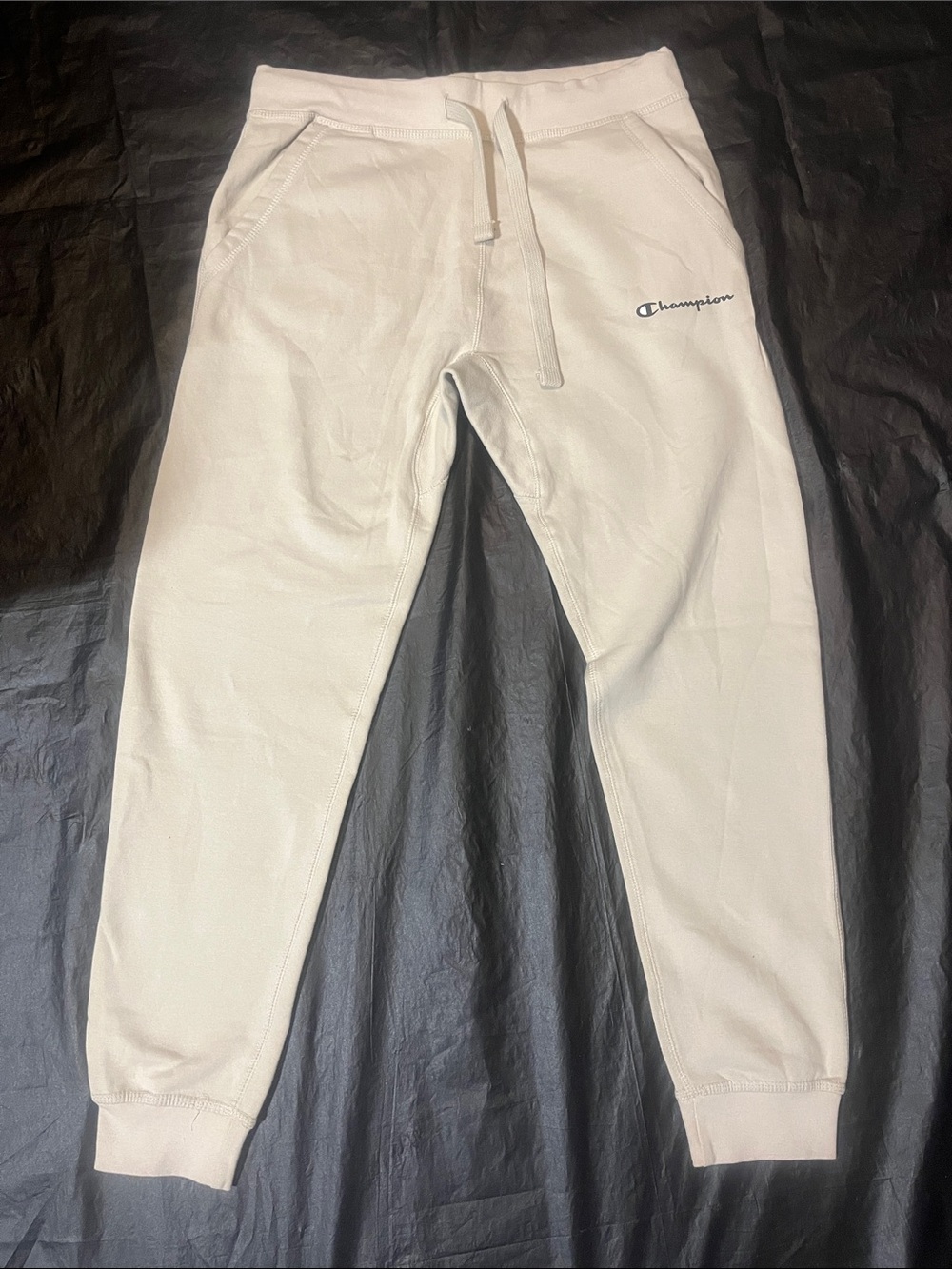 Champion Men's Off-White Sweatpants Joggers